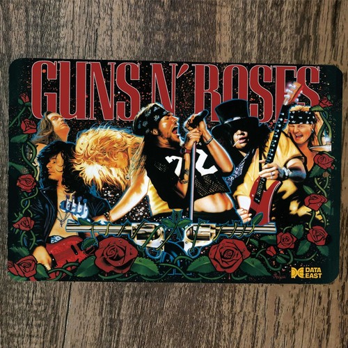 Arcade Games & Vending Llc Photos - Guns n Roses Arcade Metall-Wandschild für