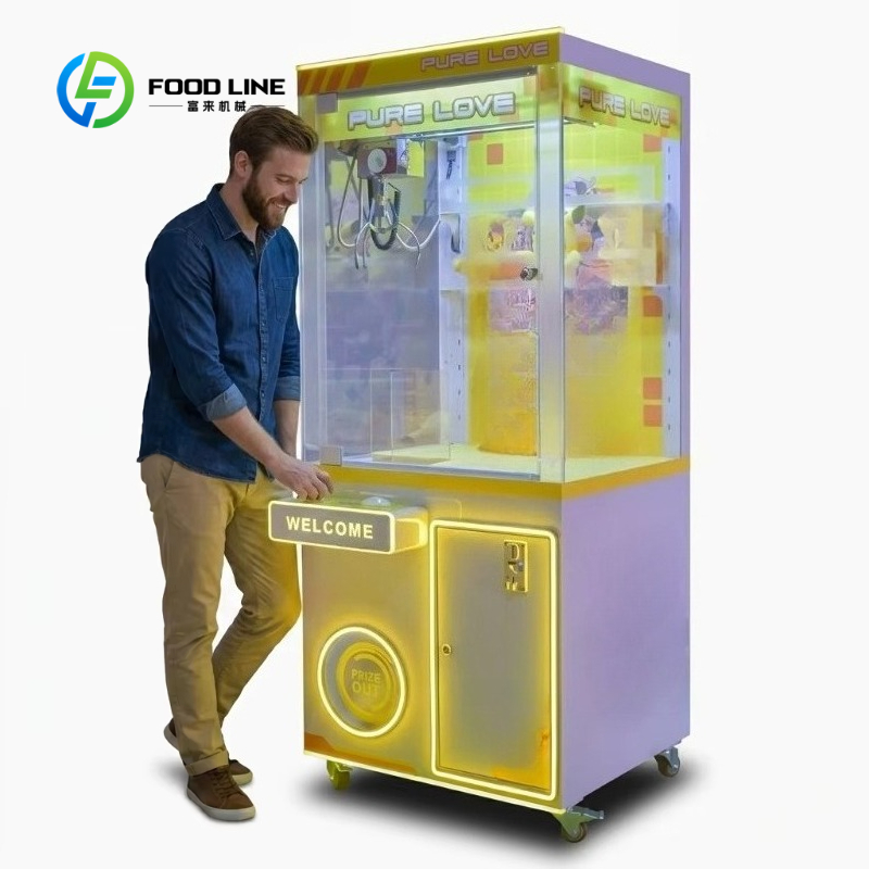 Arcade Games And Vending - Maßgefertigter Automatischer Greifautomat Münzbetriebener Plüschtier-Greifer Metall-Arcade-Spiel