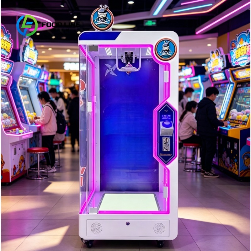 Arcade Toy Vending Machine - Maßgefertigte Münzbetriebene Einzelspieler-Scherenschneidemaschine, Großer Spielzeugpreis-Arcade-Verkaufsautomat zum