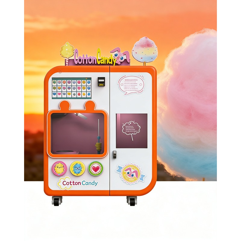 Vollautomatischer Zuckerwatte- – Arcade Vending Machines Bewertung und Preis