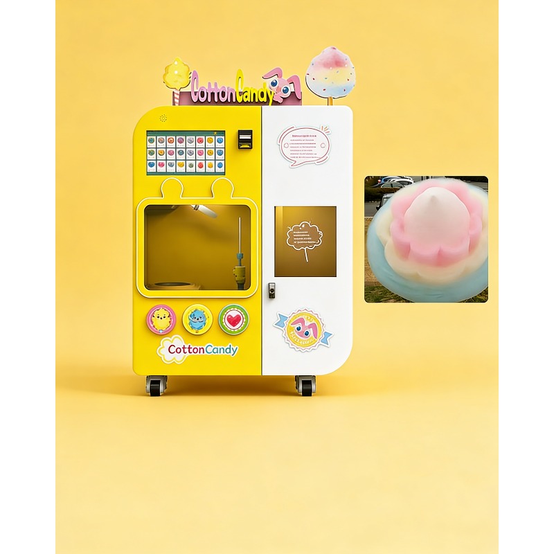 Vollautomatischer Zuckerwatte- – Arcade Vending Machines Bewertung und Preis