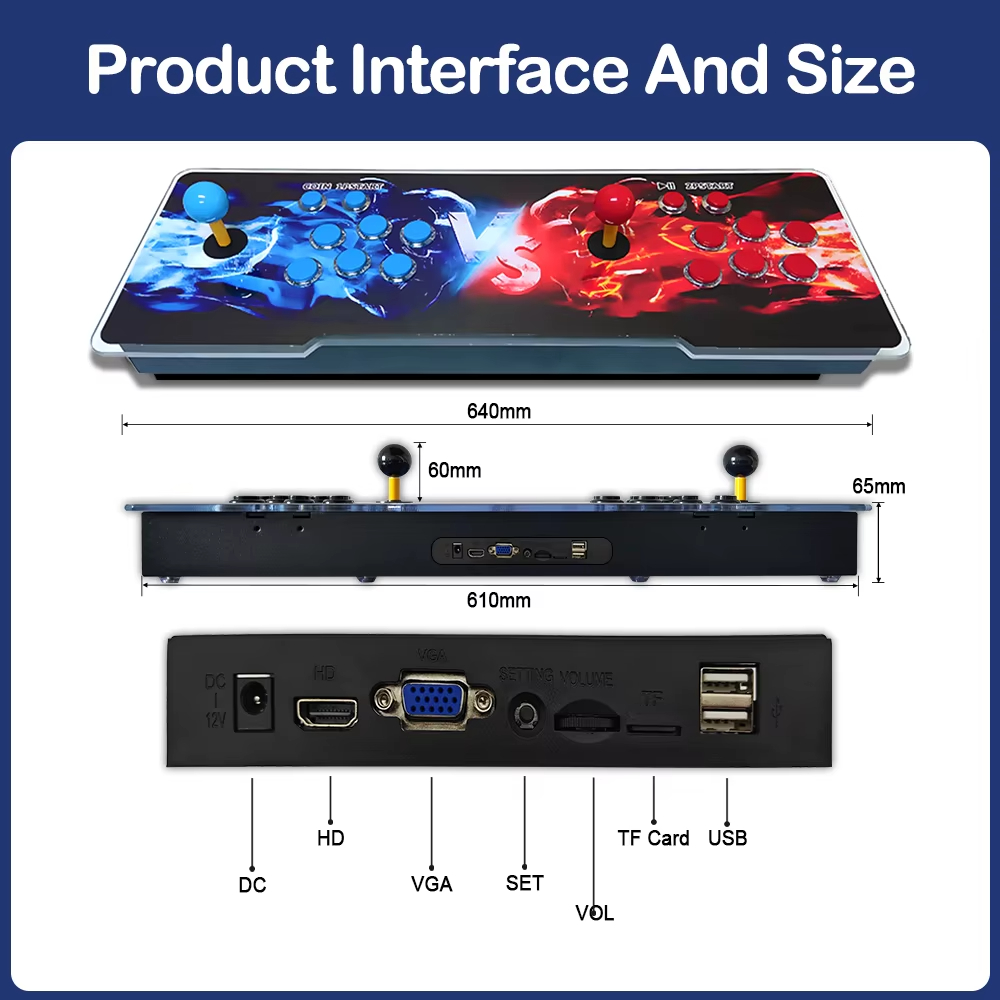 29800 in 1 Arcade-Konsole 3D R – Trackball Controller Arcade Bewertung und Preis